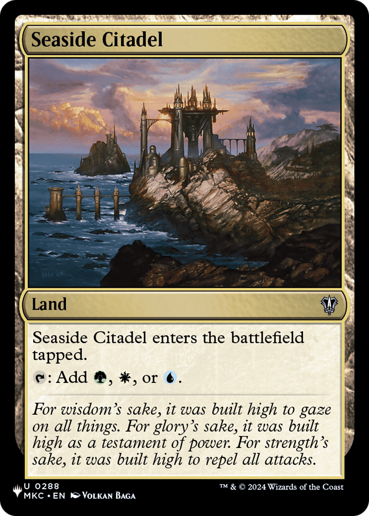 Seaside Citadel (MKC) [The List] | Cards and Coasters CA