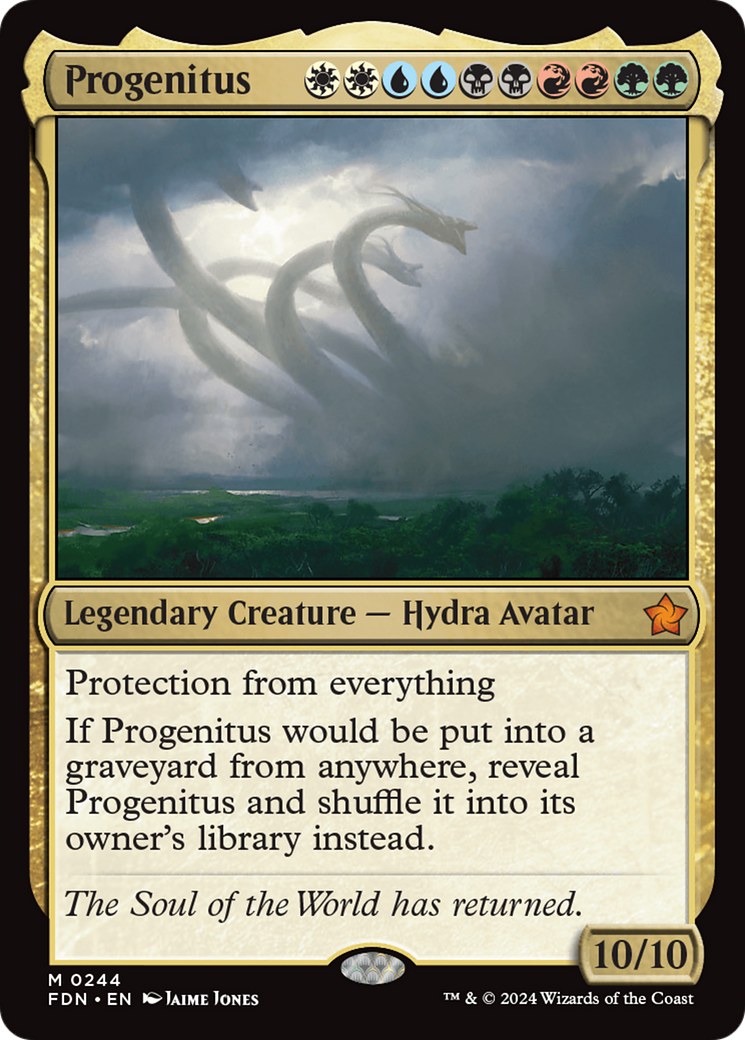 Progenitus [Foundations] | Cards and Coasters CA