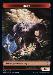 Boar // Ogre Double-Sided Token [Commander Legends: Battle for Baldur's Gate Tokens] | Cards and Coasters CA