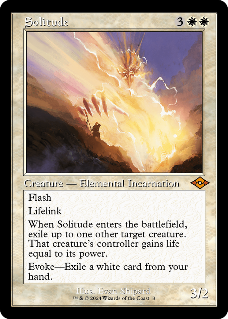 Solitude (Retro) [Modern Horizons 2] | Cards and Coasters CA