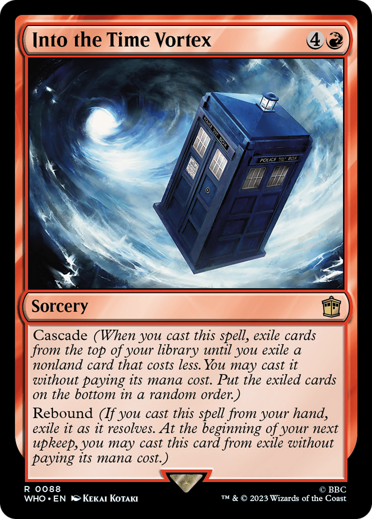 Into the Time Vortex [Doctor Who] | Cards and Coasters CA