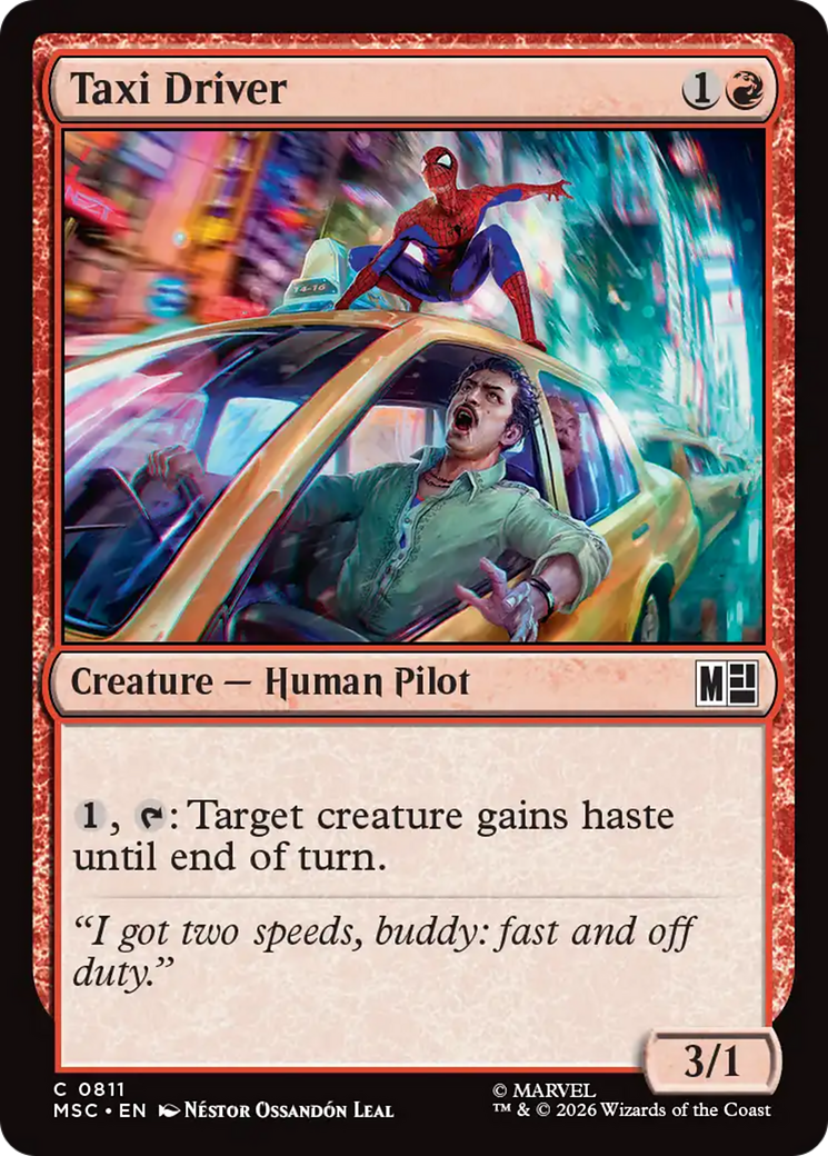 Taxi Driver [Marvel Super Heroes Commander] | Cards and Coasters CA