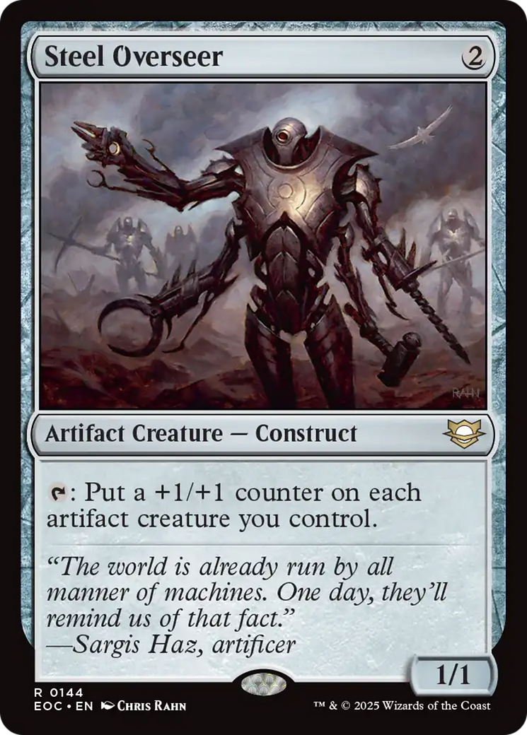 Steel Overseer [Edge of Eternities Commander] | Cards and Coasters CA