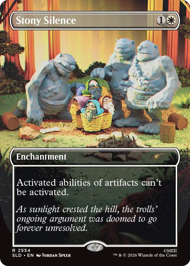 Stony Silence [Secret Lair Drop Series] | Cards and Coasters CA