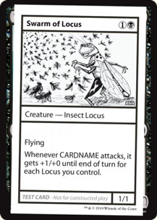 Swarm of Locus (2021 Edition) [Mystery Booster Playtest Cards] | Cards and Coasters CA