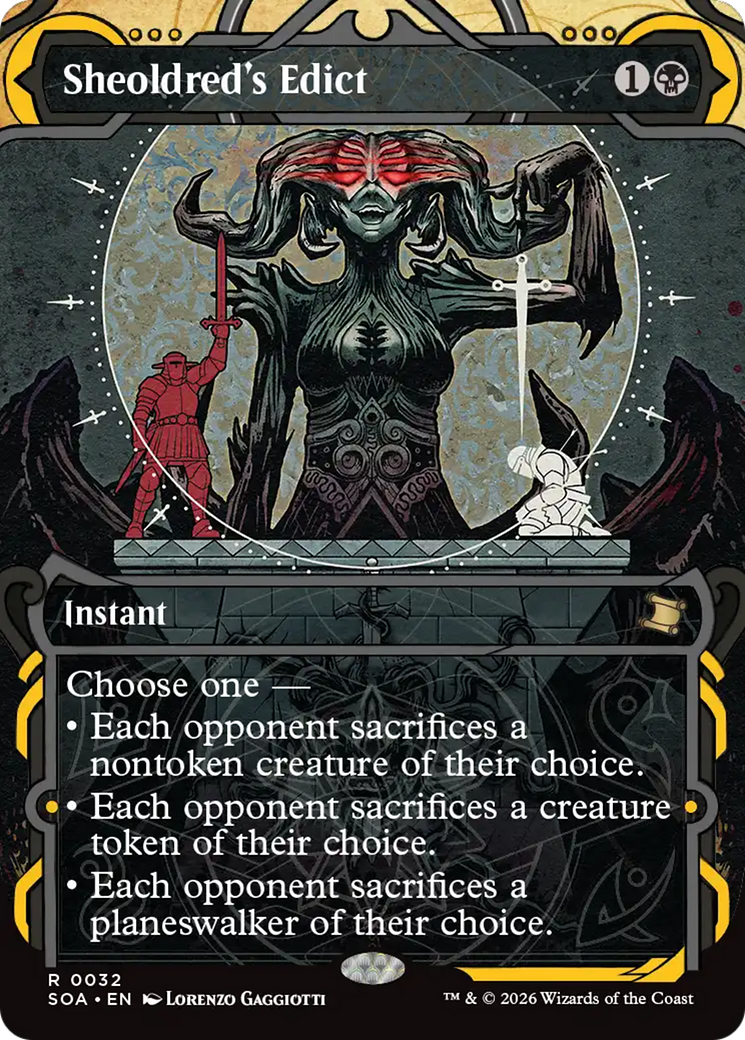 Sheoldred's Edict [Secrets of Strixhaven: Mystical Archive] | Cards and Coasters CA