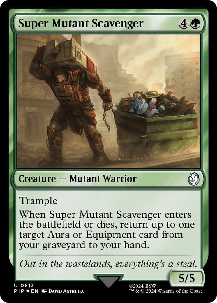 Super Mutant Scavenger (Surge Foil) [Fallout] | Cards and Coasters CA