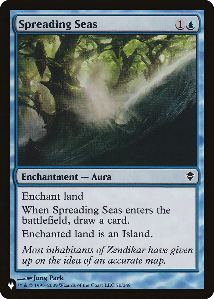 Spreading Seas [The List Reprints] | Cards and Coasters CA