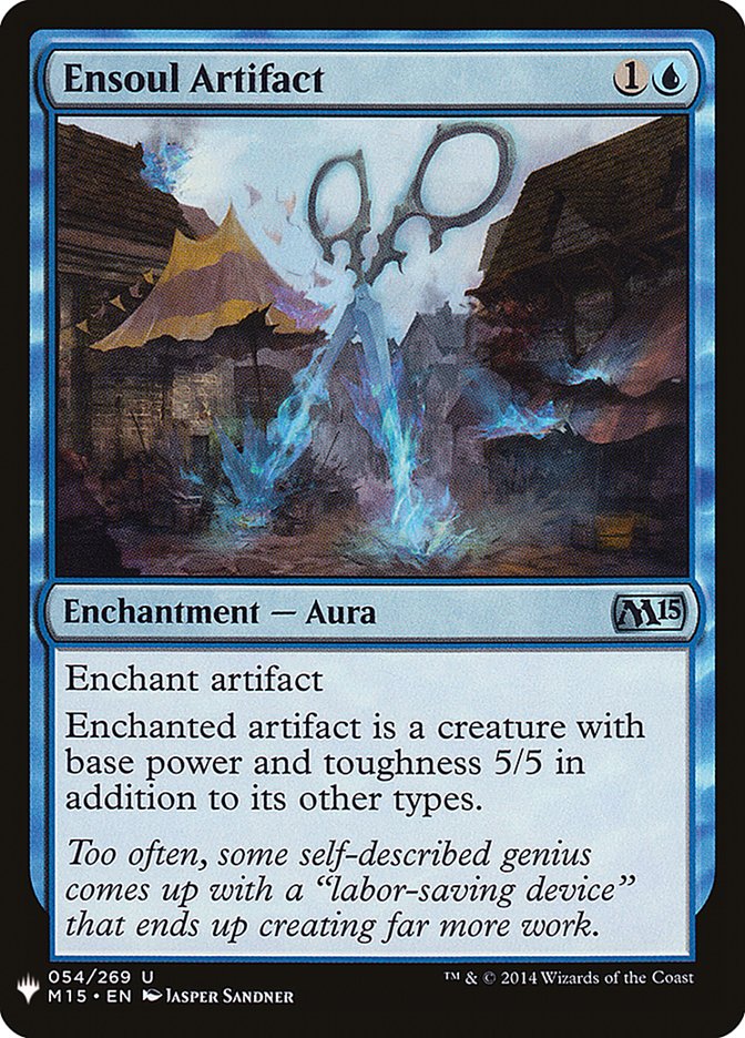 Ensoul Artifact [Mystery Booster] | Cards and Coasters CA