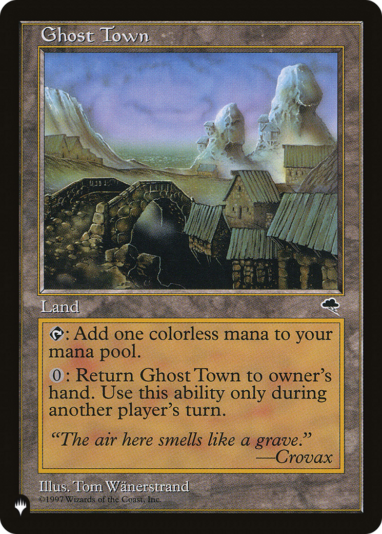 Ghost Town [The List Reprints] | Cards and Coasters CA