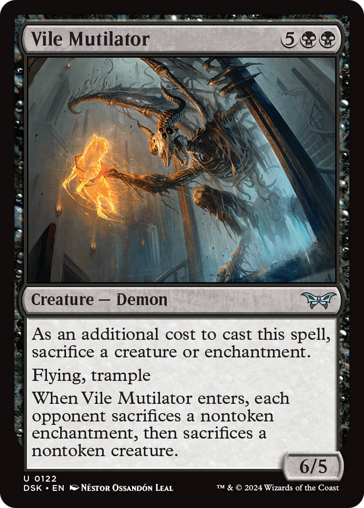 Vile Mutilator [Duskmourn: House of Horror] | Cards and Coasters CA