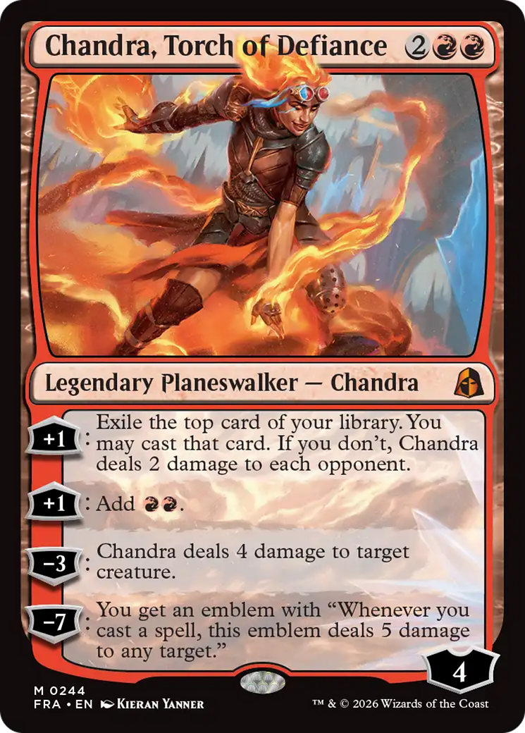 Chandra, Torch of Defiance [Reality Fracture] | Cards and Coasters CA