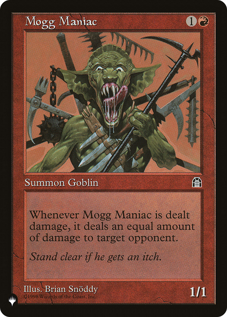 Mogg Maniac [The List Reprints] | Cards and Coasters CA