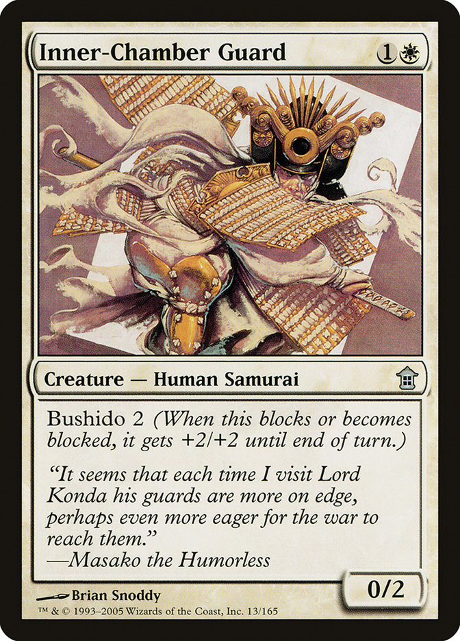 Inner-Chamber Guard [Saviors of Kamigawa] | Cards and Coasters CA