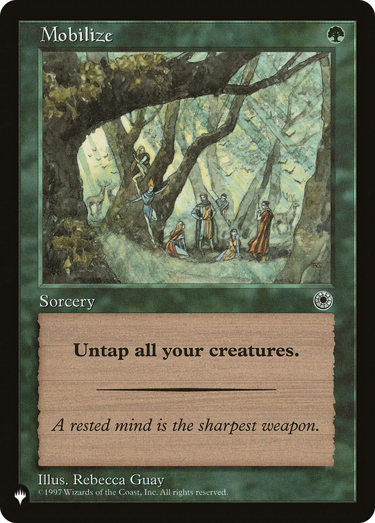 Mobilize [The List] | Cards and Coasters CA
