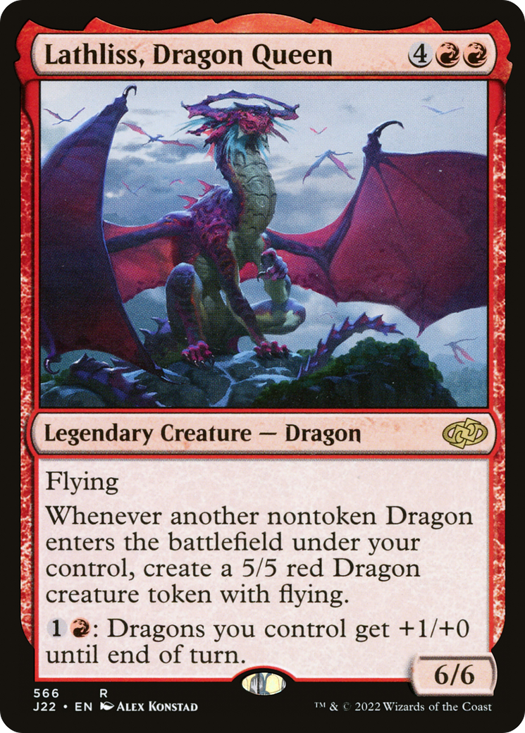 Lathliss, Dragon Queen [Jumpstart 2022] | Cards and Coasters CA