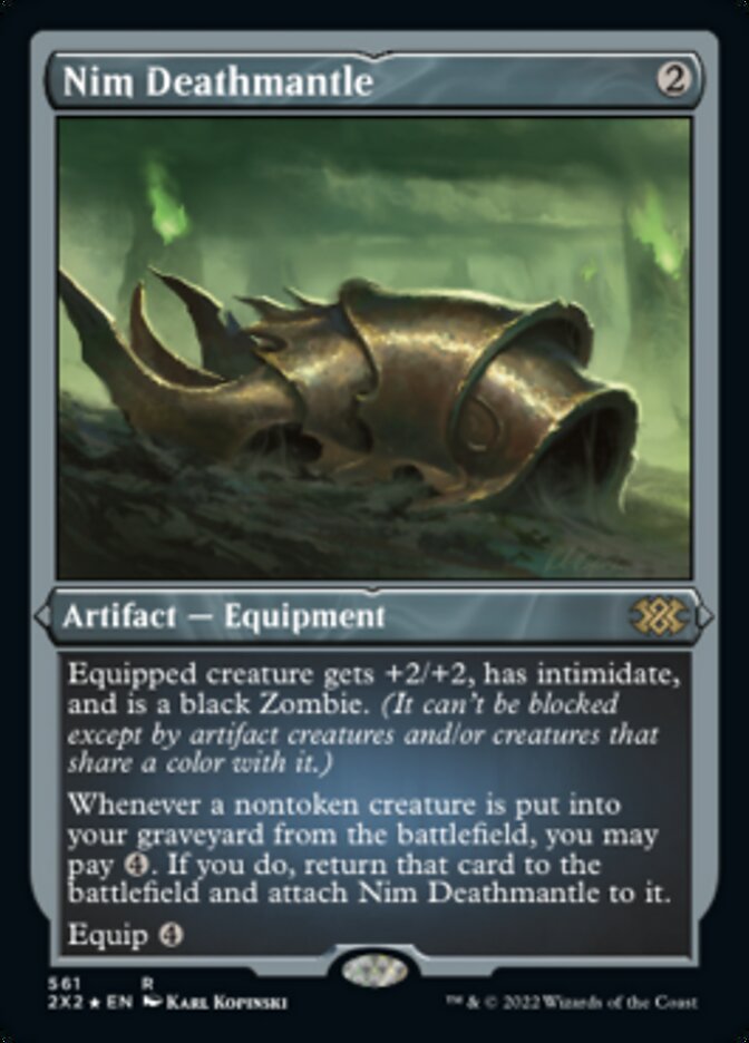 Nim Deathmantle (Foil Etched) [Double Masters 2022] | Cards and Coasters CA