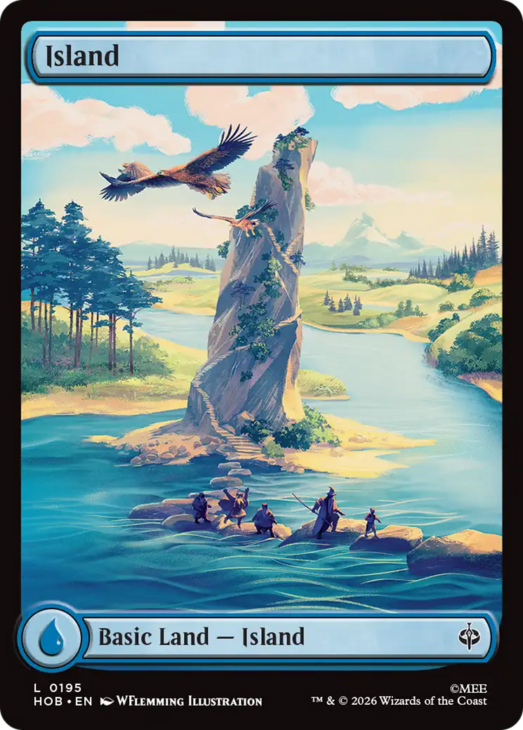 Island (0195) [The Hobbit] | Cards and Coasters CA