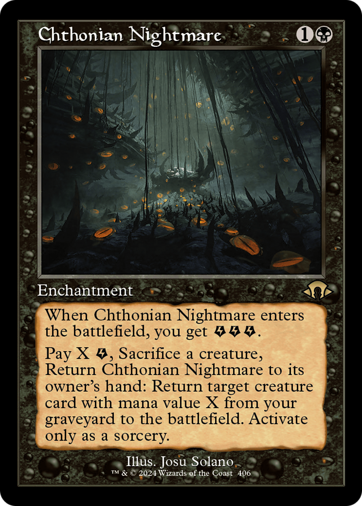 Chthonian Nightmare (Retro) [Modern Horizons 3] | Cards and Coasters CA