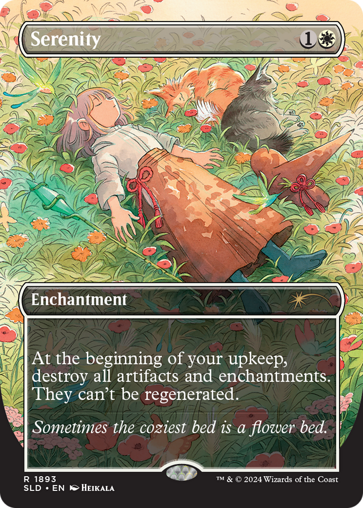 Serenity (Rainbow Foil) [Secret Lair Drop Series] | Cards and Coasters CA