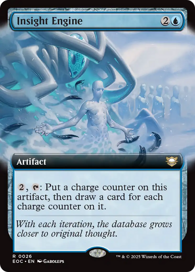 Insight Engine (Extended Art) [Edge of Eternities Commander] | Cards and Coasters CA