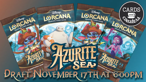 Draft Room Azurite Sea Lorcana Draft ticket