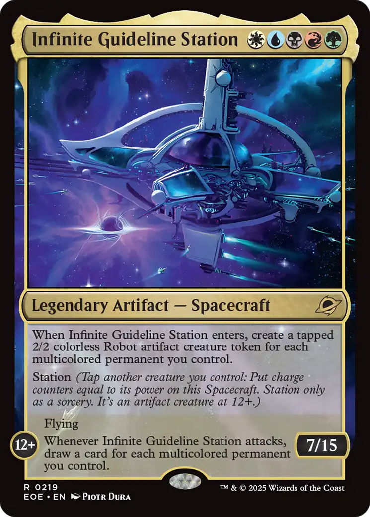 Infinite Guideline Station [Edge of Eternities] | Cards and Coasters CA