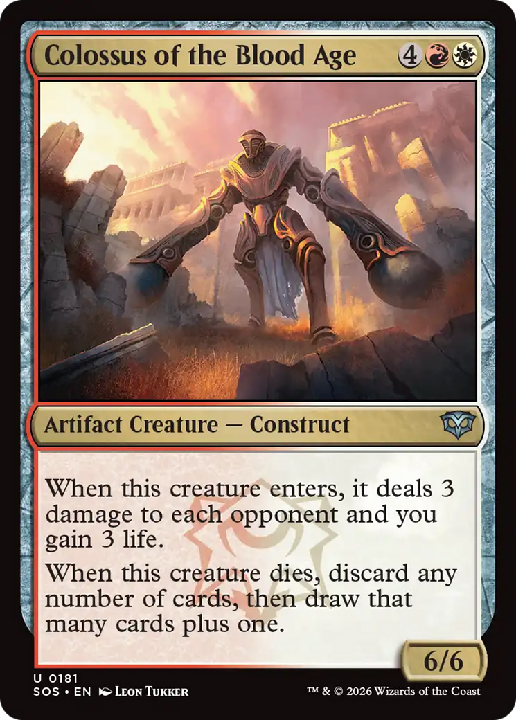 Colossus of the Blood Age [Secrets of Strixhaven] | Cards and Coasters CA