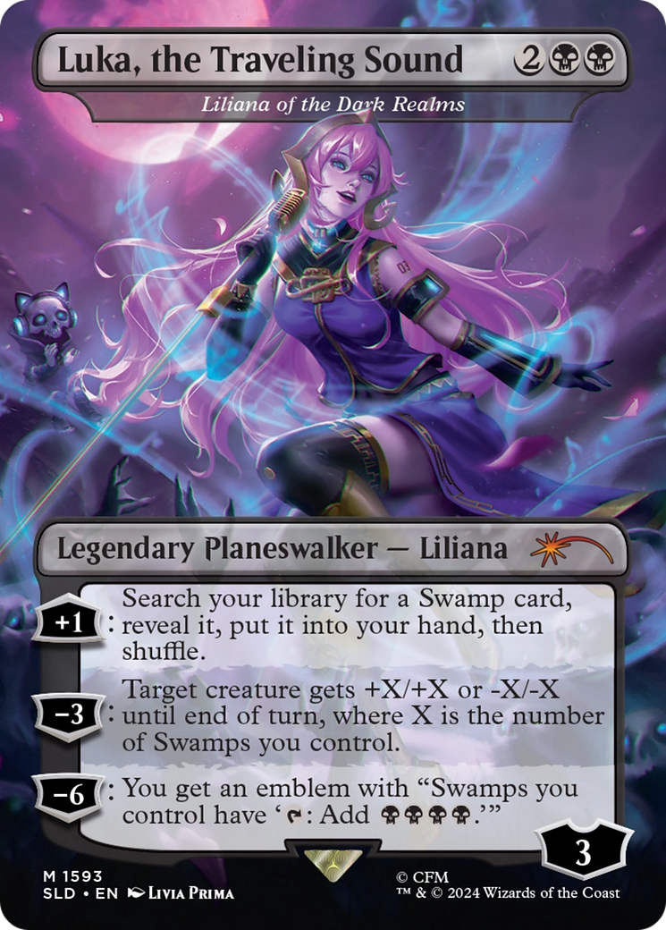 Luka, the Traveling Sound - Liliana of the Dark Realms [Secret Lair Drop Series] | Cards and Coasters CA