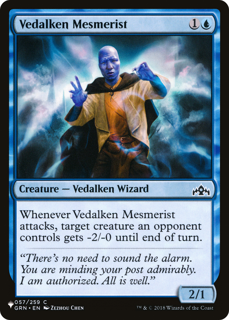 Vedalken Mesmerist [The List] | Cards and Coasters CA