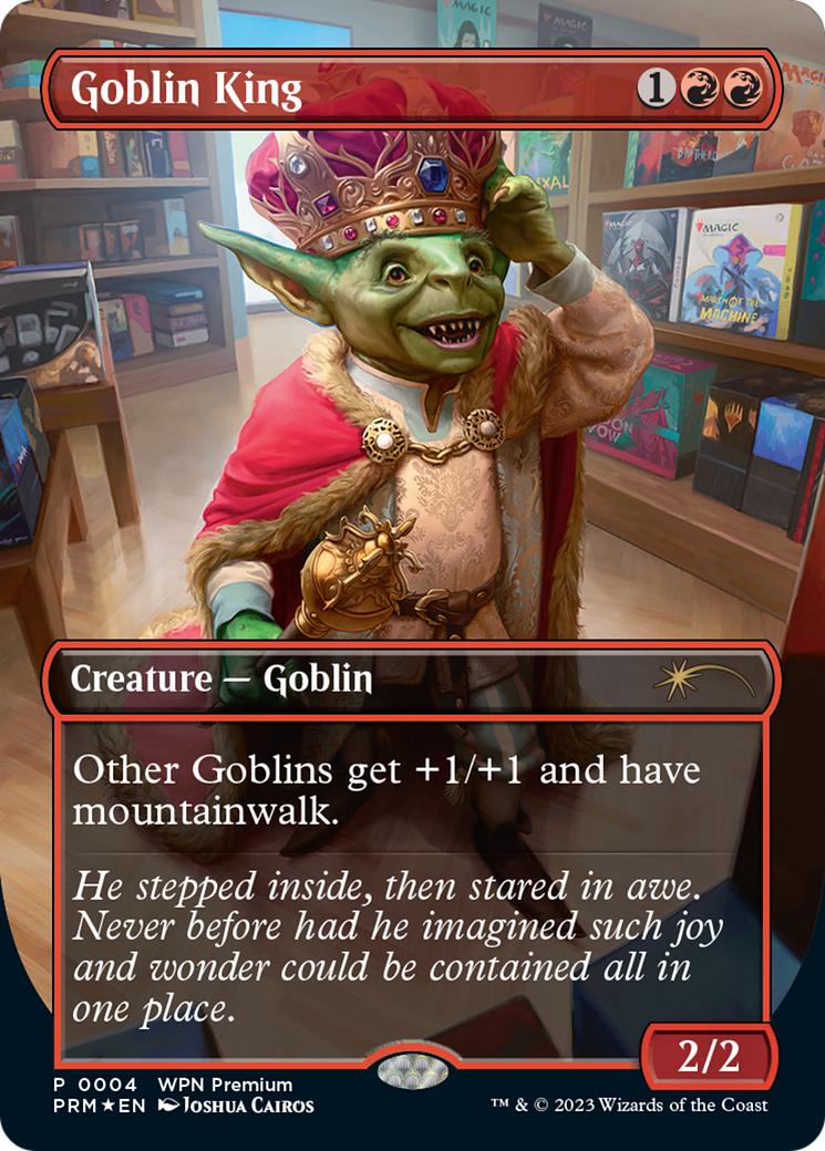 Goblin King [Wizards Play Network 2024] | Cards and Coasters CA