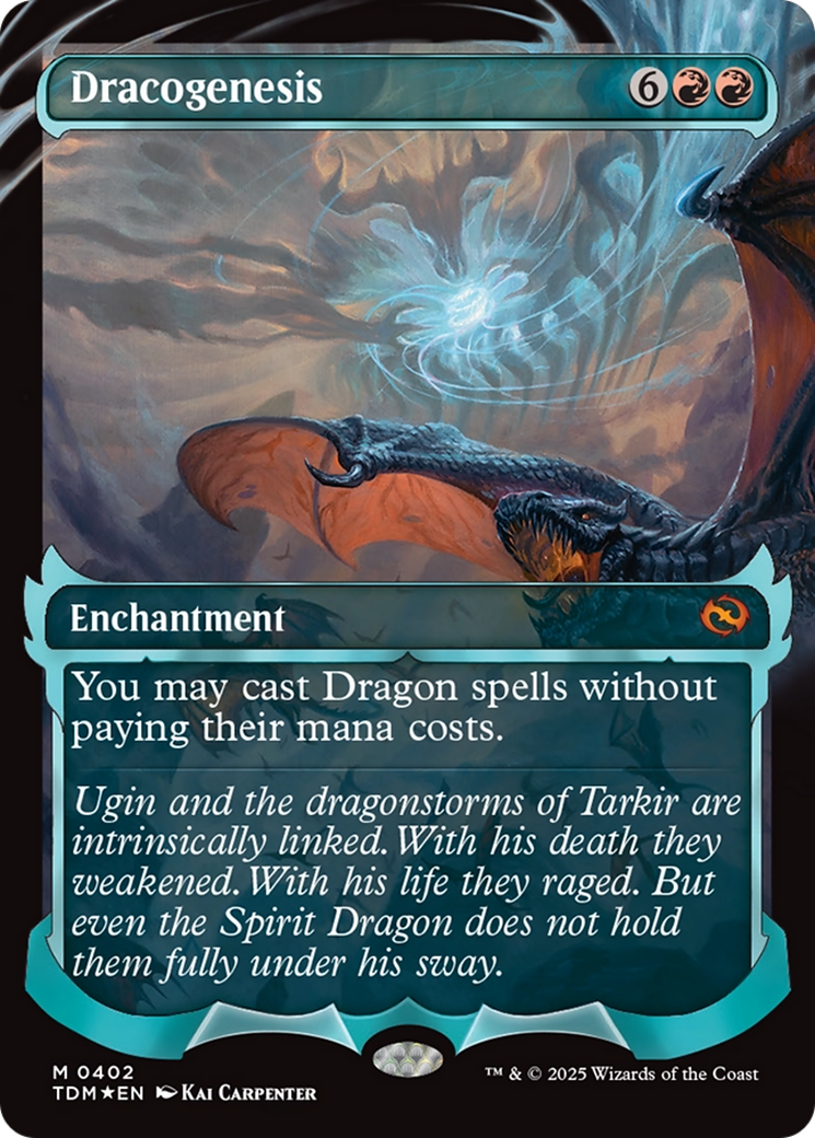 Dracogenesis (0402) (Showcase) [Tarkir: Dragonstorm] | Cards and Coasters CA