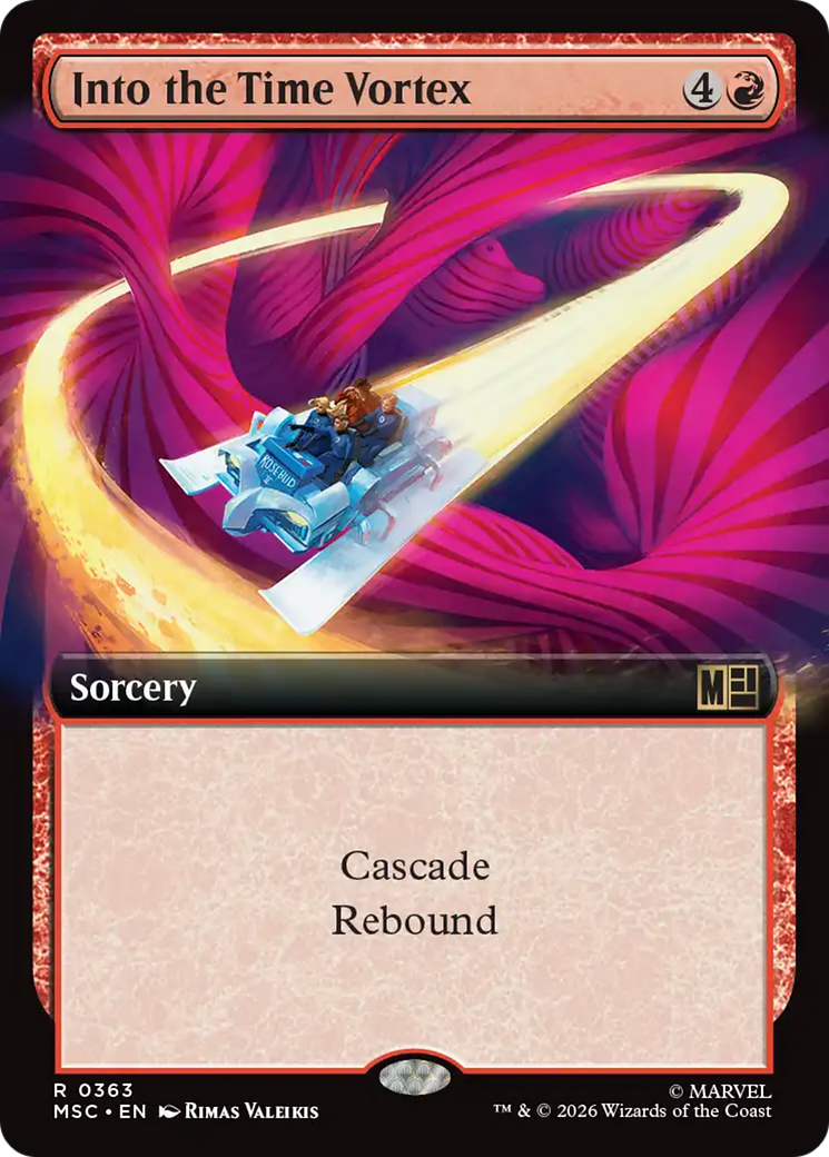 Into the Time Vortex (Extended Art) [Marvel Super Heroes Commander] | Cards and Coasters CA