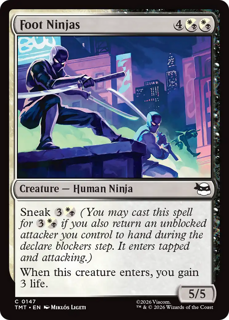 Foot Ninjas [Teenage Mutant Ninja Turtles] | Cards and Coasters CA