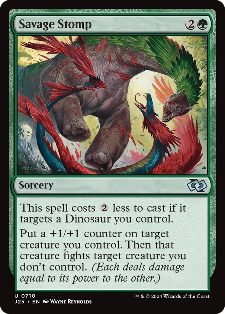 Savage Stomp [Foundations Jumpstart] | Cards and Coasters CA