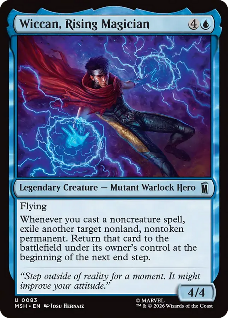 Wiccan, Rising Magician [Marvel Super Heroes] | Cards and Coasters CA