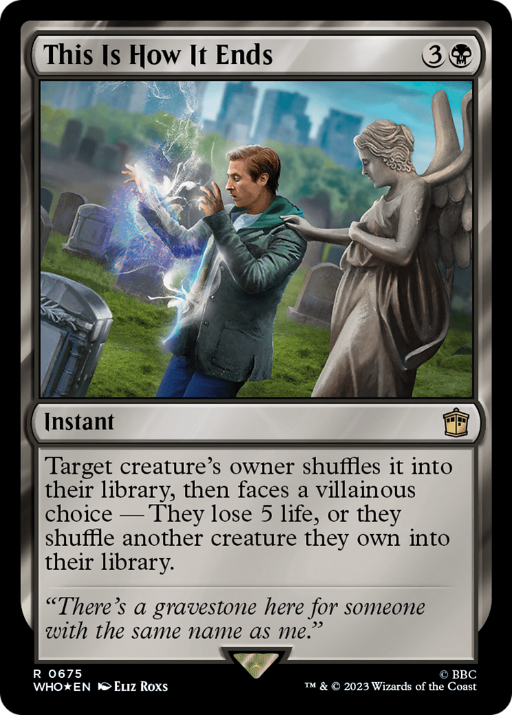 This Is How It Ends (Surge Foil) [Doctor Who] | Cards and Coasters CA