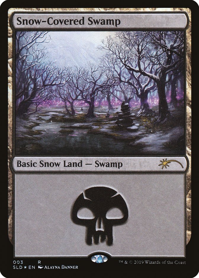 Snow-Covered Swamp (003) [Secret Lair Drop Series] | Cards and Coasters CA