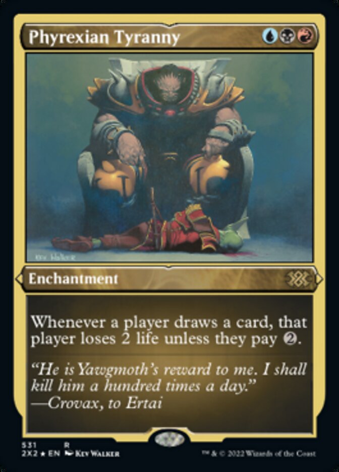 Phyrexian Tyranny (Foil Etched) [Double Masters 2022] | Cards and Coasters CA