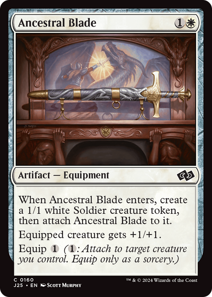 Ancestral Blade [Foundations Jumpstart] | Cards and Coasters CA