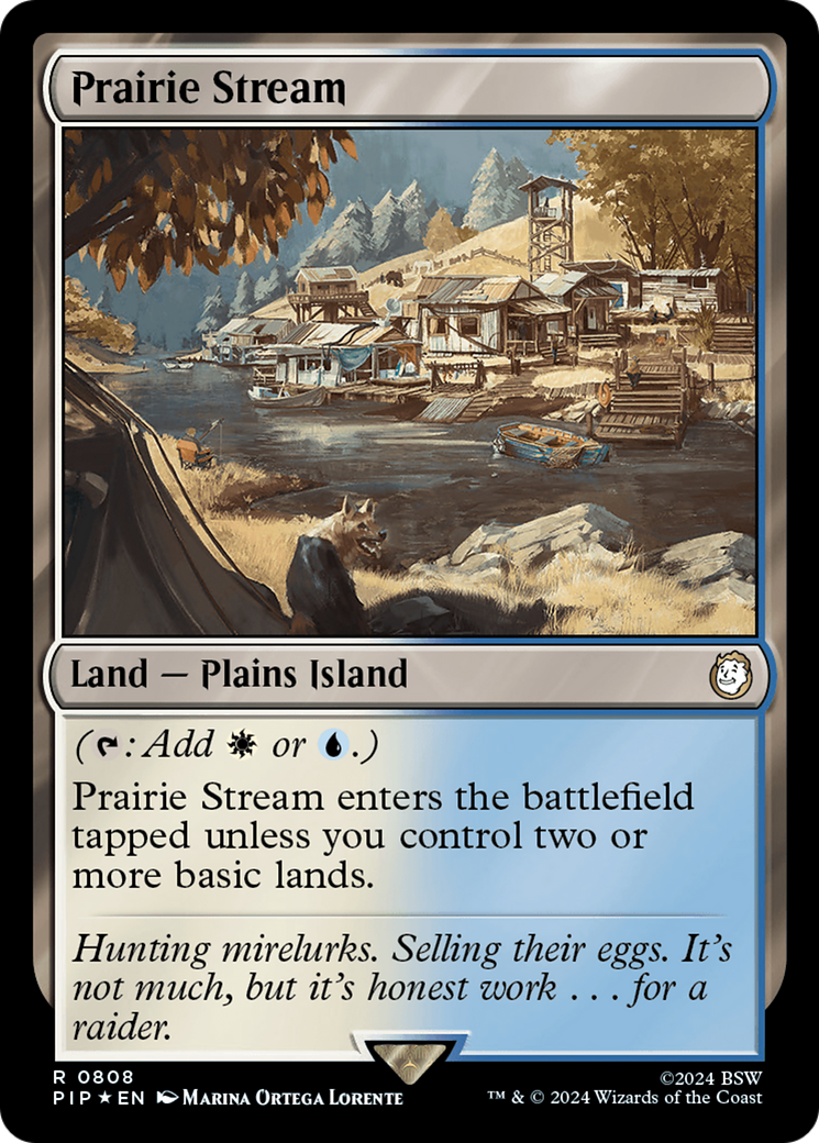 Prairie Stream (Surge Foil) [Fallout] | Cards and Coasters CA