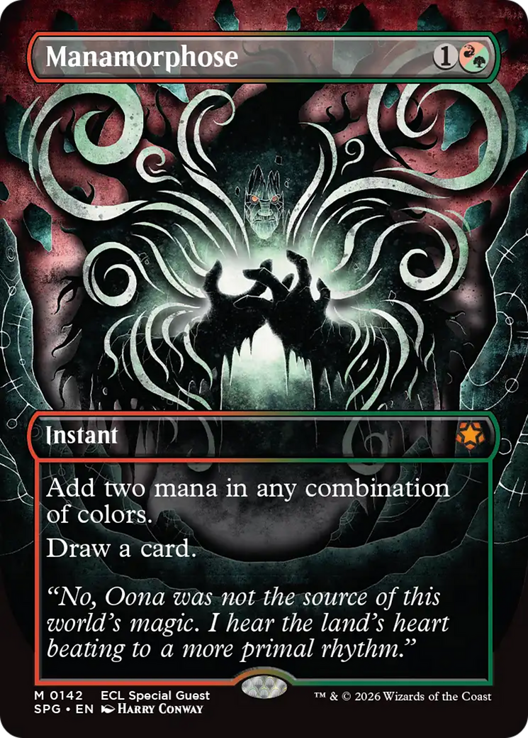 Manamorphose (Borderless) [Lorwyn Eclipsed Special Guests] | Cards and Coasters CA