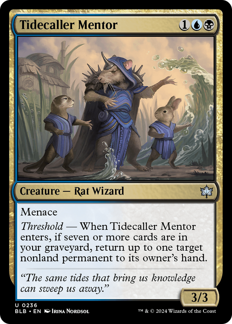 Tidecaller Mentor [Bloomburrow] | Cards and Coasters CA