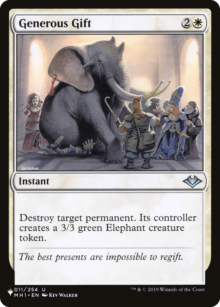 Generous Gift [The List] | Cards and Coasters CA