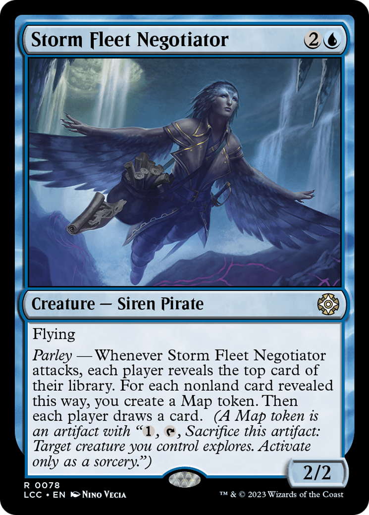 Storm Fleet Negotiator [The Lost Caverns of Ixalan Commander] | Cards and Coasters CA