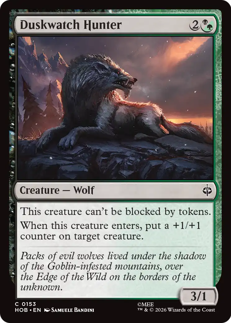 Duskwatch Hunter [The Hobbit] | Cards and Coasters CA