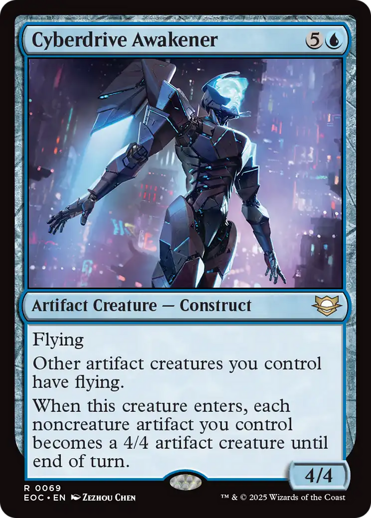 Cyberdrive Awakener [Edge of Eternities Commander] | Cards and Coasters CA