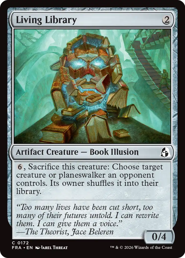 Living Library [Reality Fracture] | Cards and Coasters CA