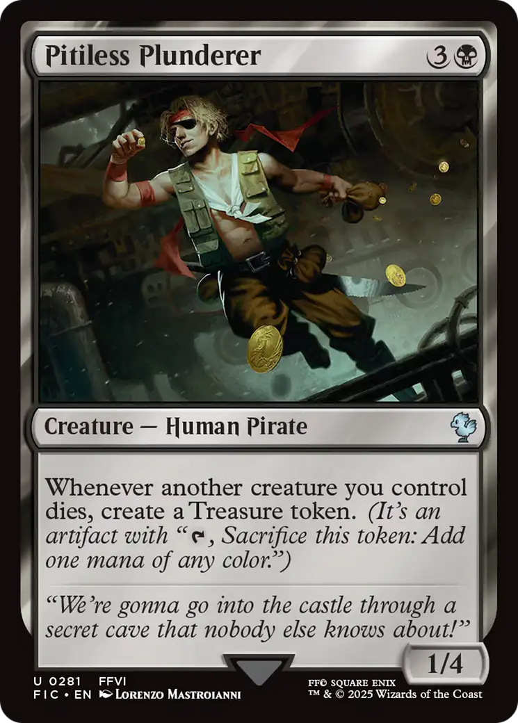 Pitiless Plunderer [FINAL FANTASY Commander] | Cards and Coasters CA