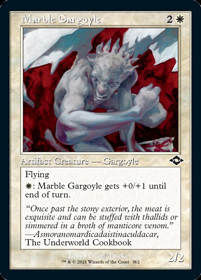 Marble Gargoyle (Retro Foil Etched) [Modern Horizons 2] | Cards and Coasters CA